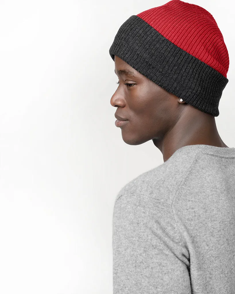 Men's Wool Rib Reversible Hat sold by Quinn product image thumbnail 3