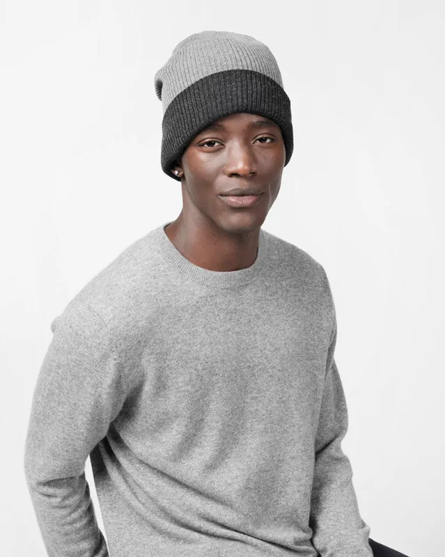 Men's Wool Rib Reversible Hat sold by Quinn