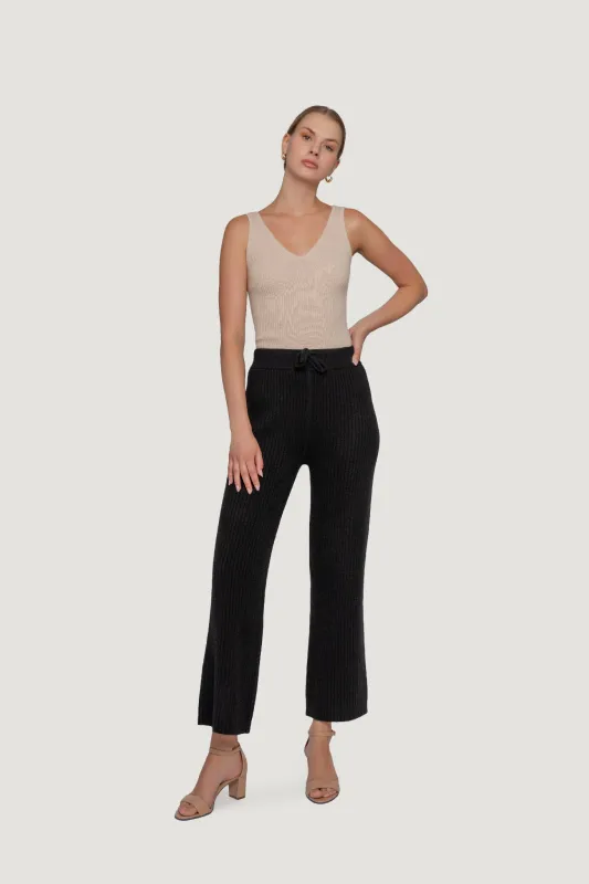 Cashmere Ribbed Pant sold by Quinn