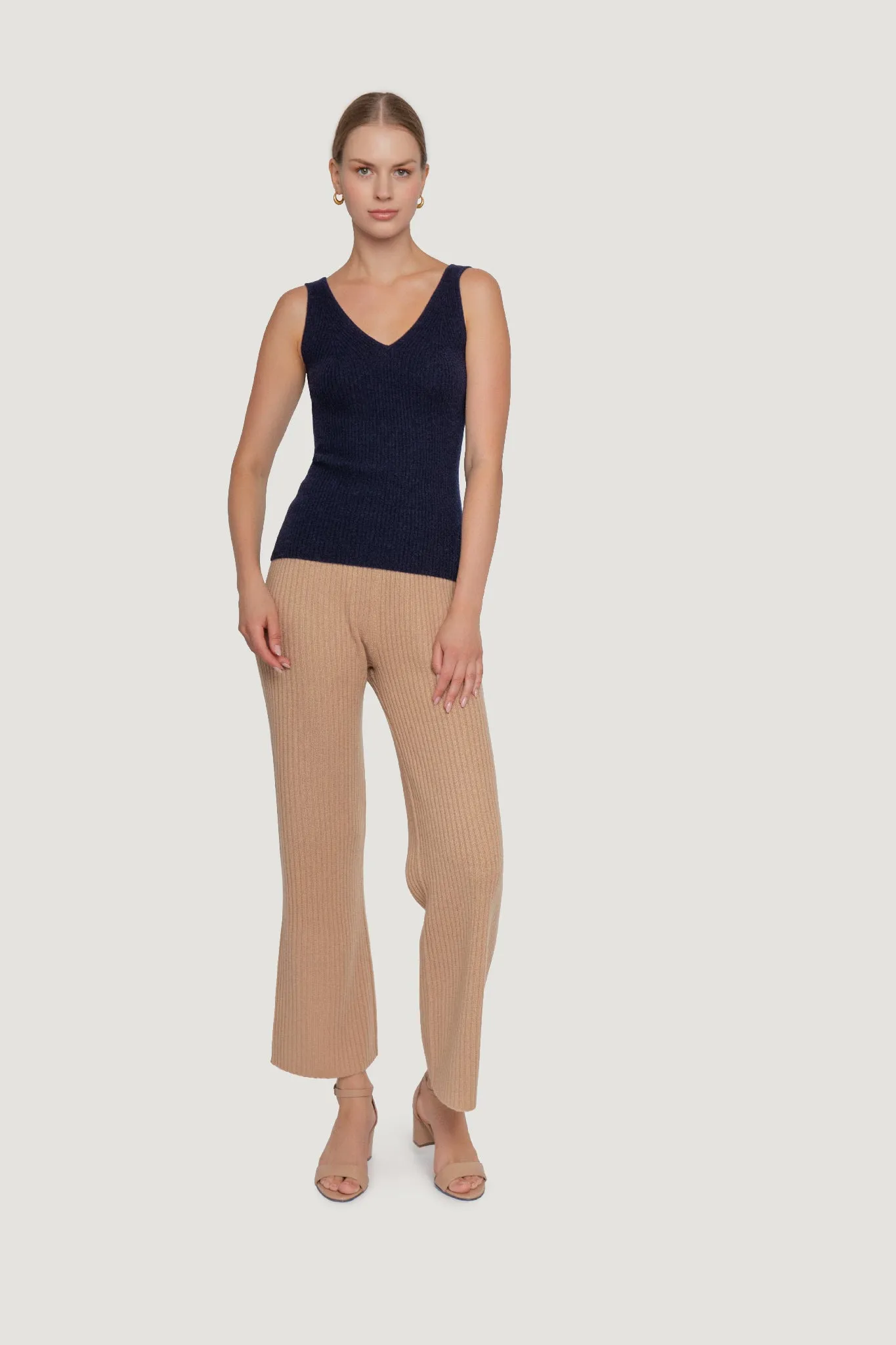 Cashmere Ribbed Tank sold by Quinn product image thumbnail 2
