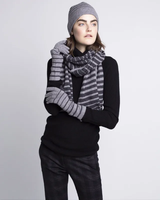 Blake Cashmere Striped Scarf sold by Quinn