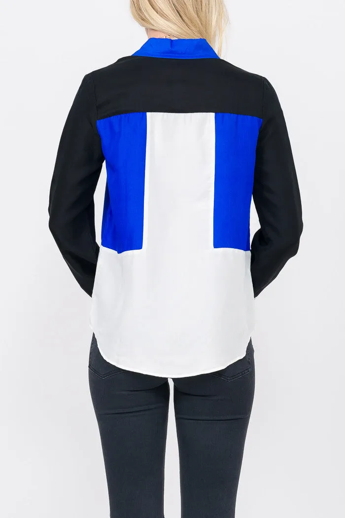 Doris Silk Button Down sold by Quinn product image thumbnail 5