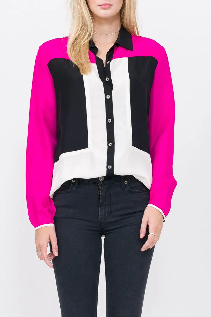 Doris Silk Button Down sold by Quinn product image thumbnail 3