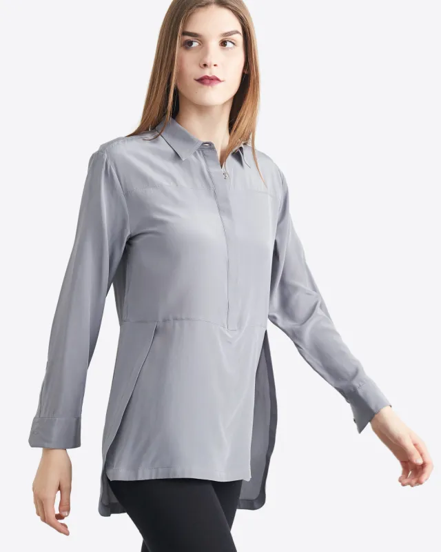 Cynthia Paneled Button Up sold by Quinn