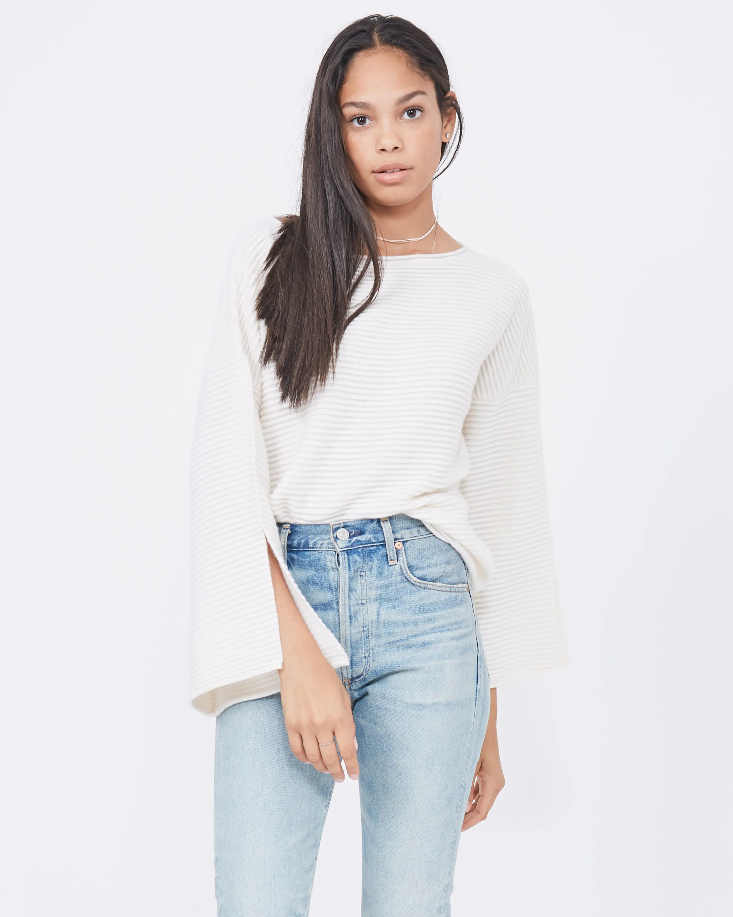 Cashmere Bell Sleeve sold by Quinn