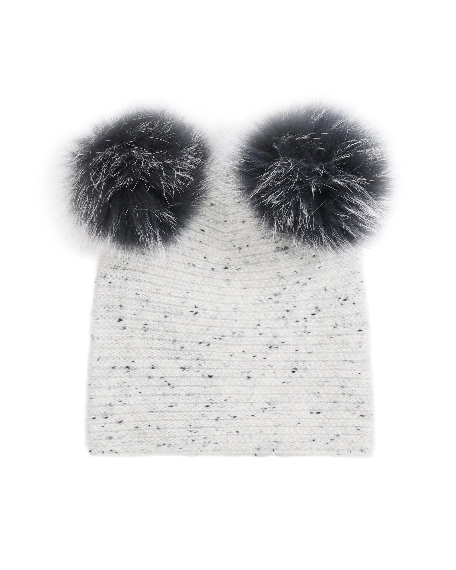 Donegal Cashmere Beanie with Pom Pom sold by Quinn