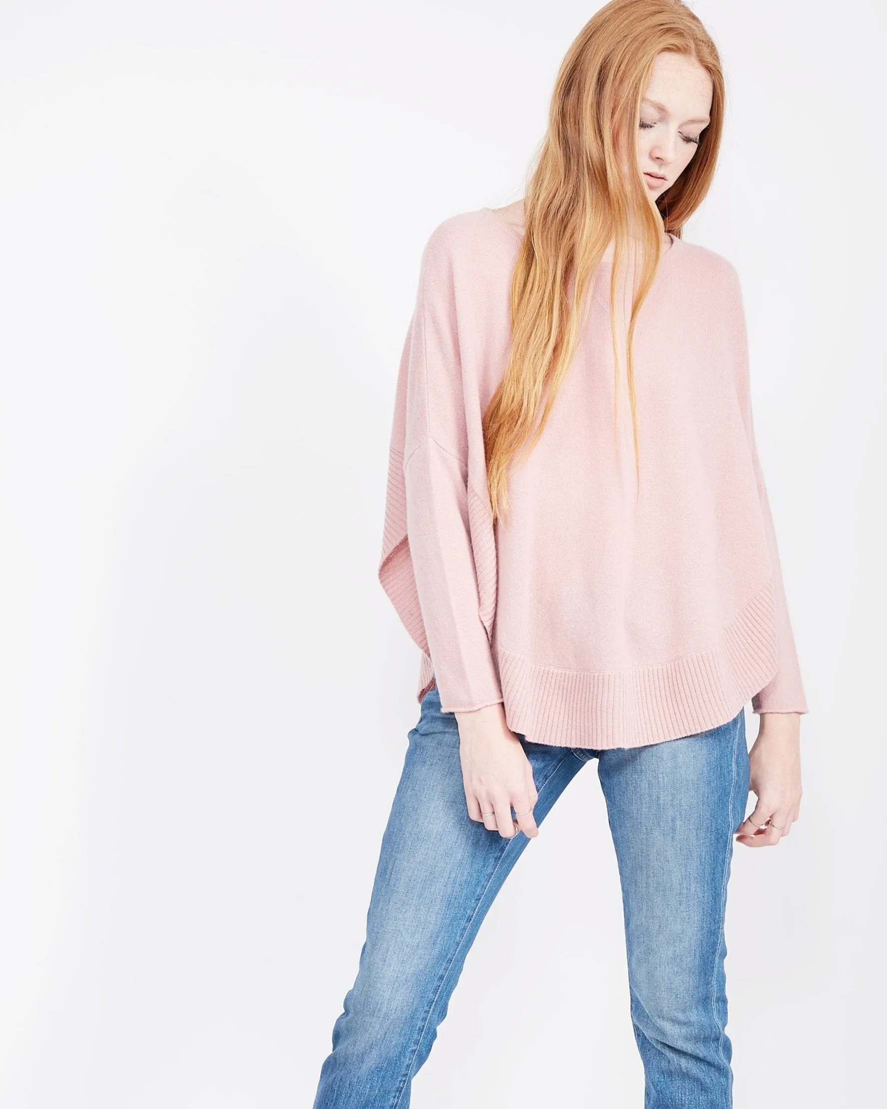 Poncho-Style Cashmere Pullover sold by Quinn product image thumbnail 4