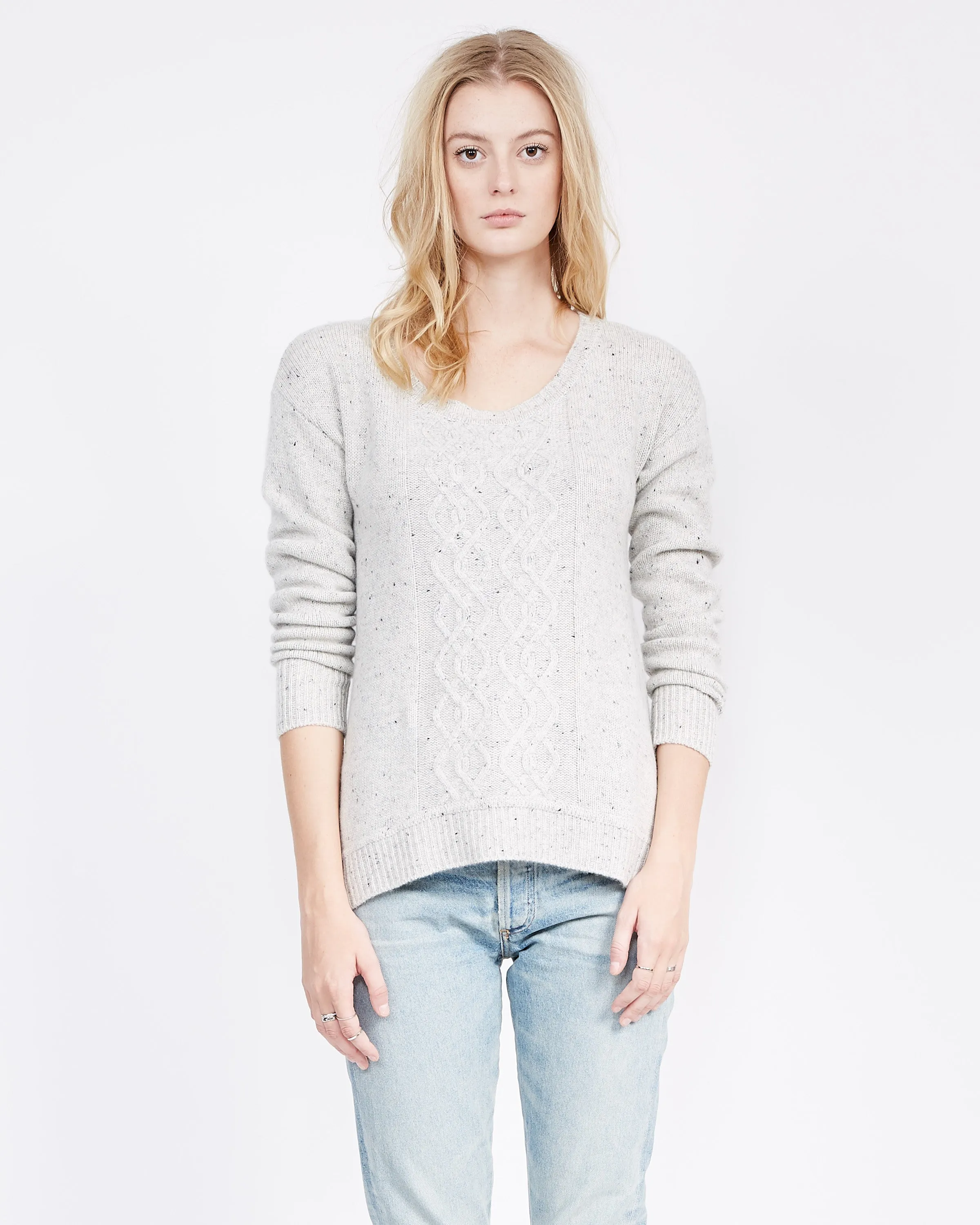 Edana Cashmere Cable Sweater sold by Quinn product image thumbnail 3