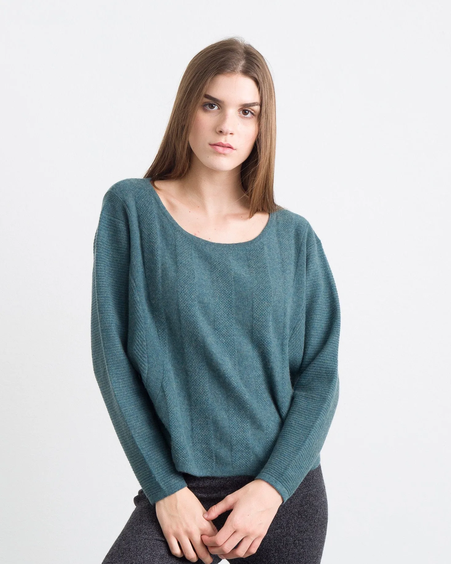 Cashmere Dolman Sleeve Sweater sold by Quinn