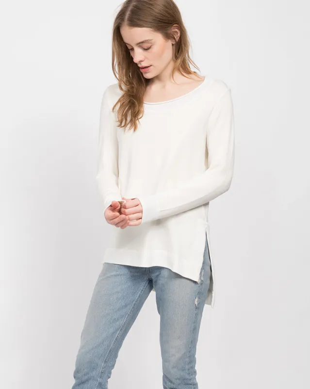 Eva Mixed Media Top sold by Quinn