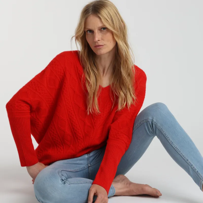 Cashmere Kendall Oversized Sweater sold by Quinn