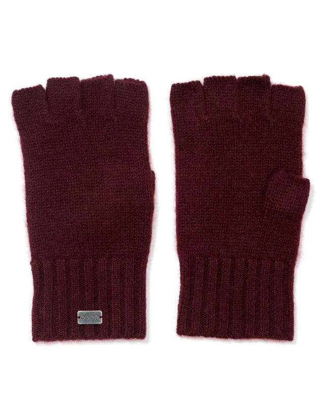 Irwin Fingerless Cashmere Gloves sold by Quinn