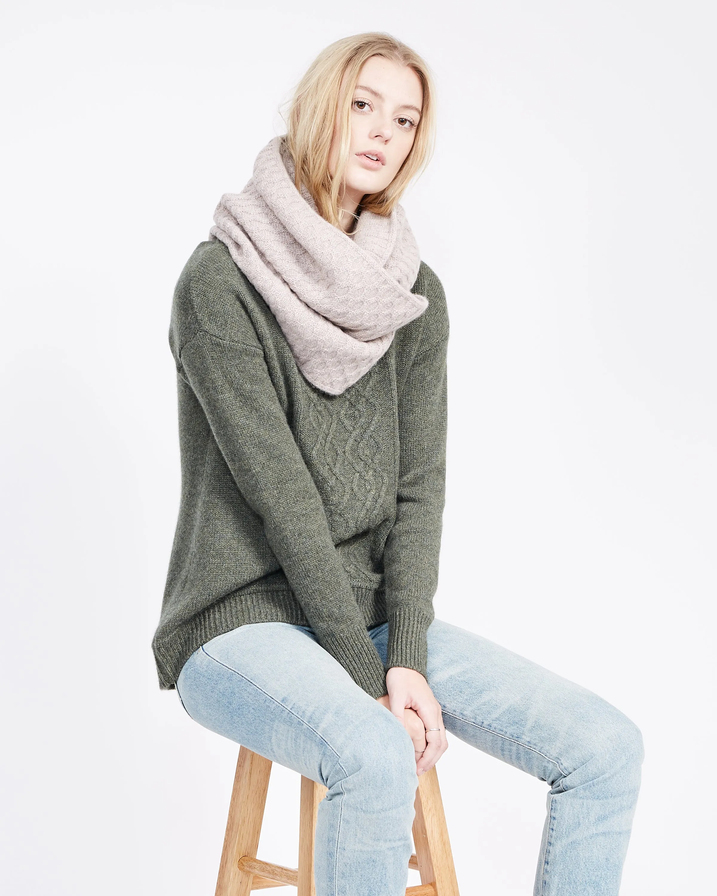 Cashmere Infinity Scarf sold by Quinn product image thumbnail 2