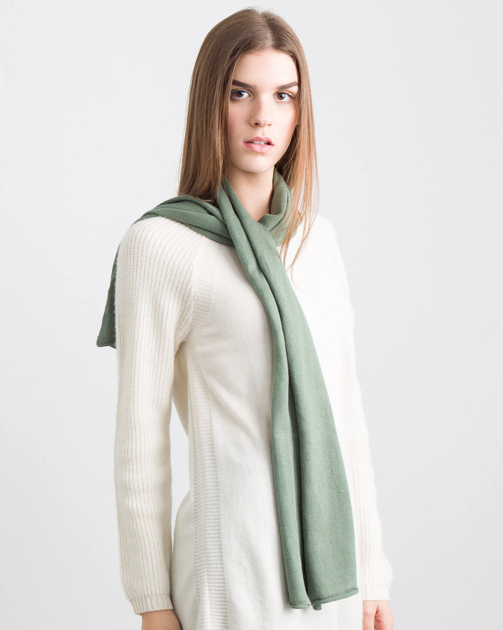 Cotton Jersey Scarf sold by Quinn