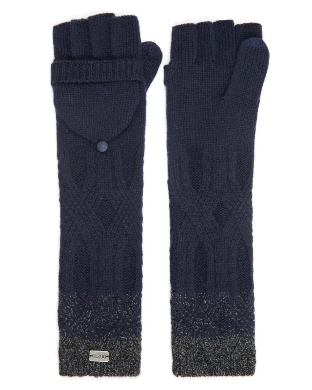 Cashmere Cable Ombre Pop Top Glove sold by Quinn