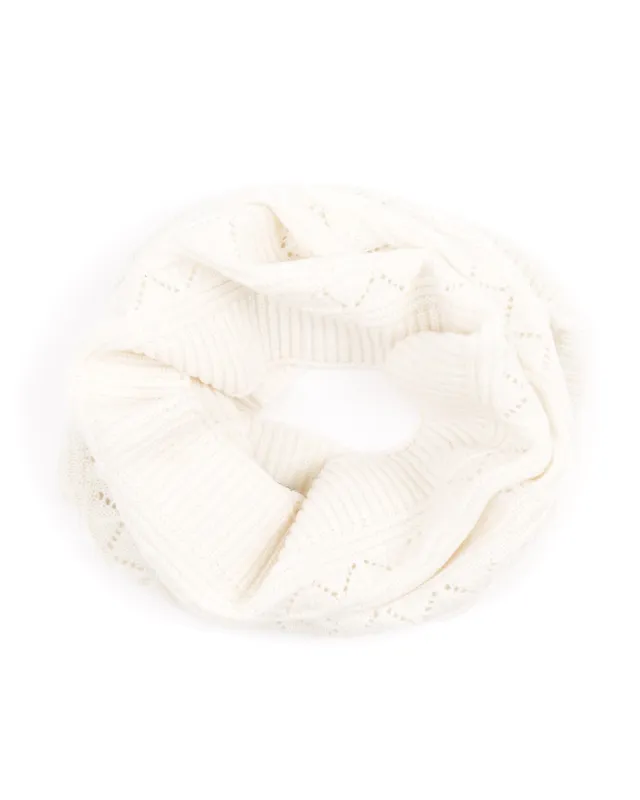 Magnus Pointelle Infinity Scarf sold by Quinn