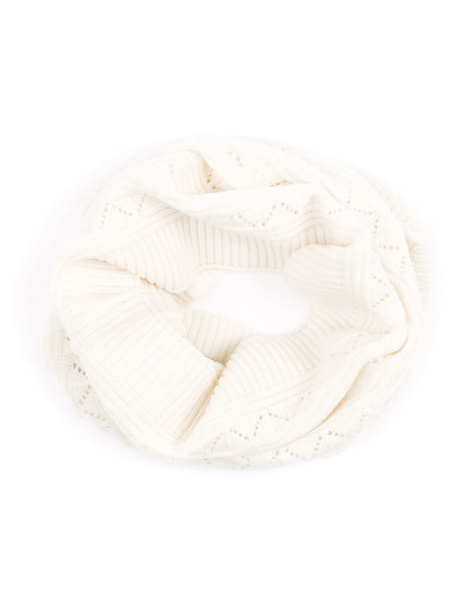 Magnus Pointelle Infinity Scarf sold by Quinn