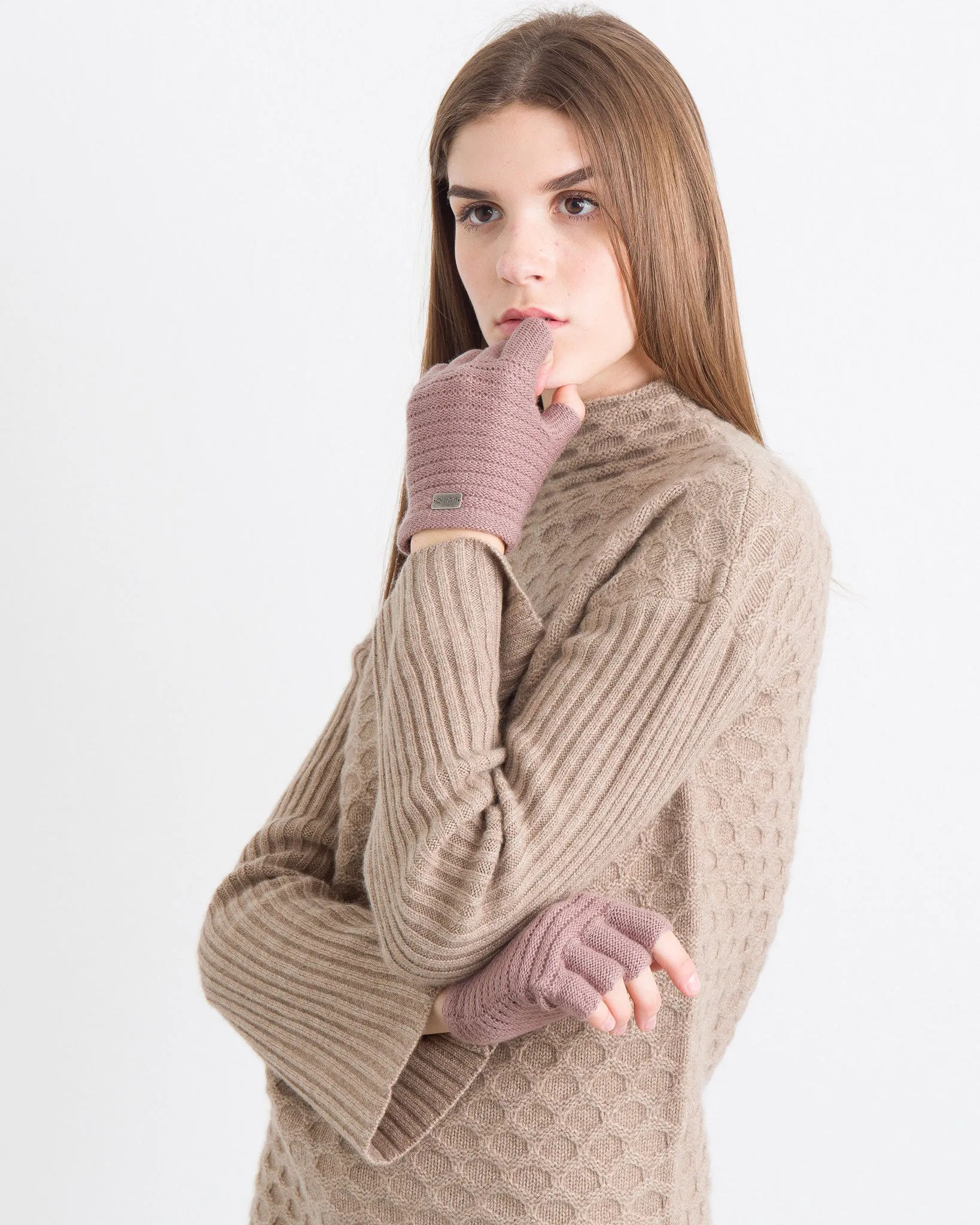 Sullivan Dropped Needle Fingerless Glove sold by Quinn product image thumbnail 2