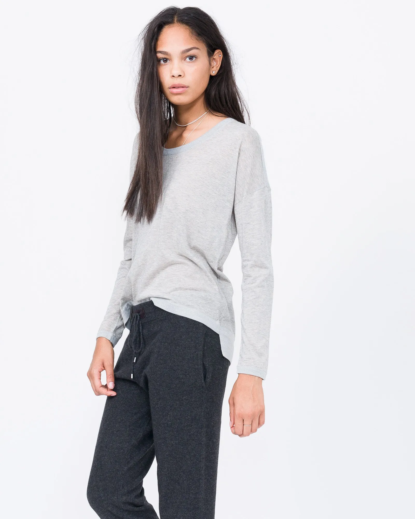 Cashmere & Cotton lightweight top sold by Quinn