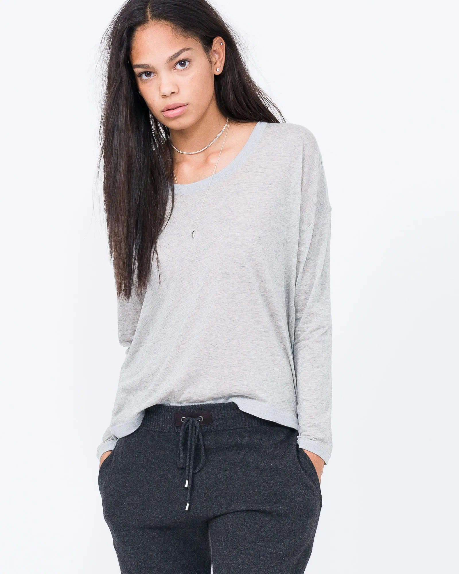 Cashmere & Cotton lightweight top sold by Quinn product image thumbnail 3
