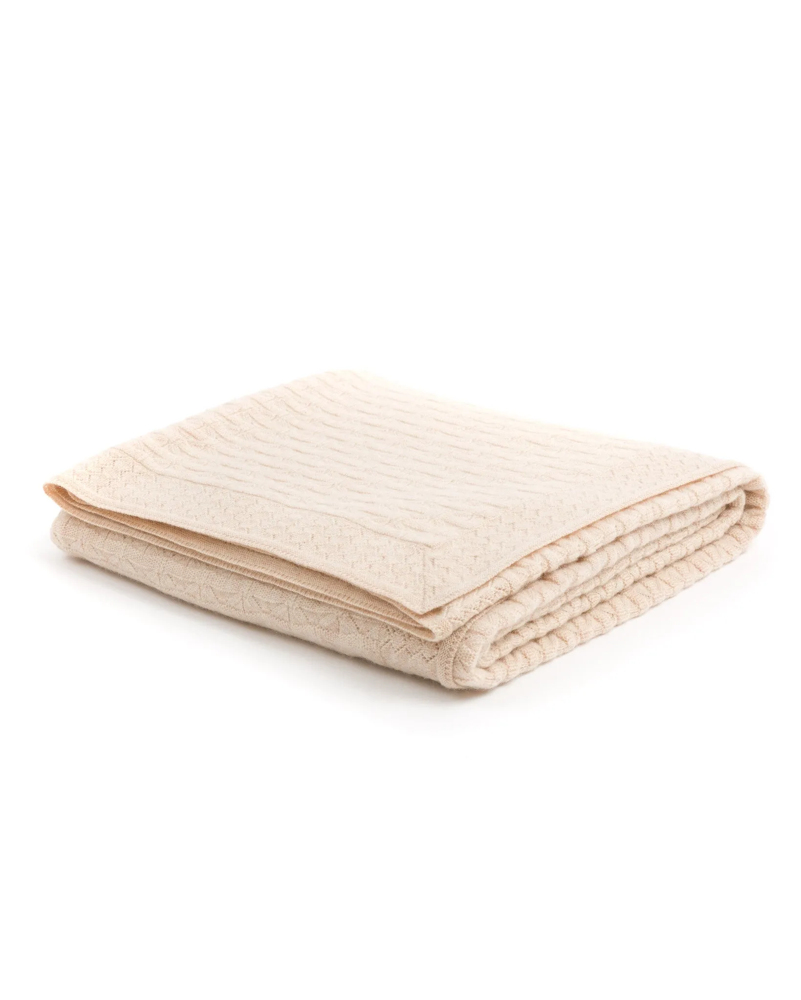 Lattice Cashmere Blanket sold by Quinn