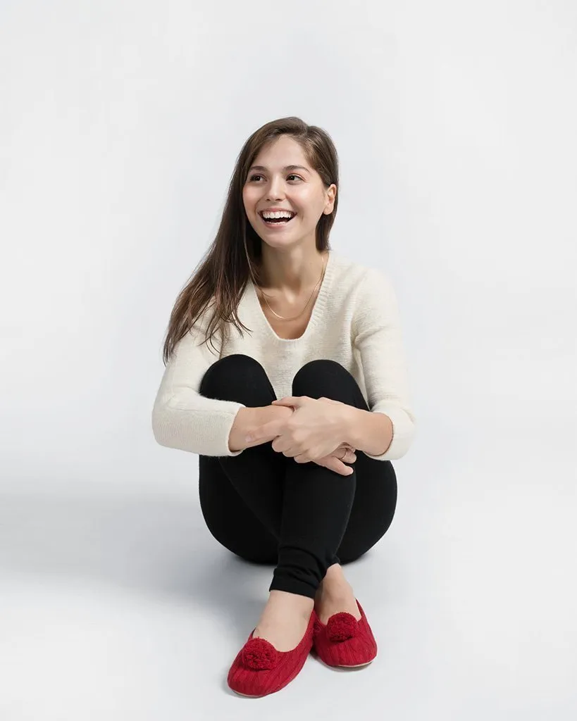 Pom Pom Cashmere Slippers sold by Quinn product image thumbnail 3