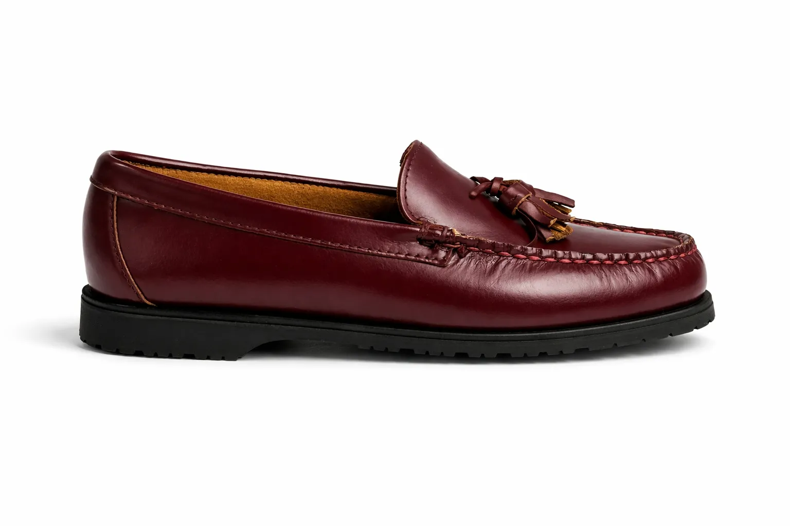 In Stock Women's Windham Tassel Slip On: Burgundy sold by Quoddy