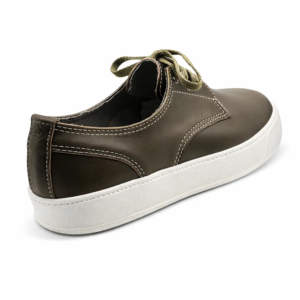 LE Men's Danny Lace - Horween Dark Olive sold by Quoddy product image thumbnail 4