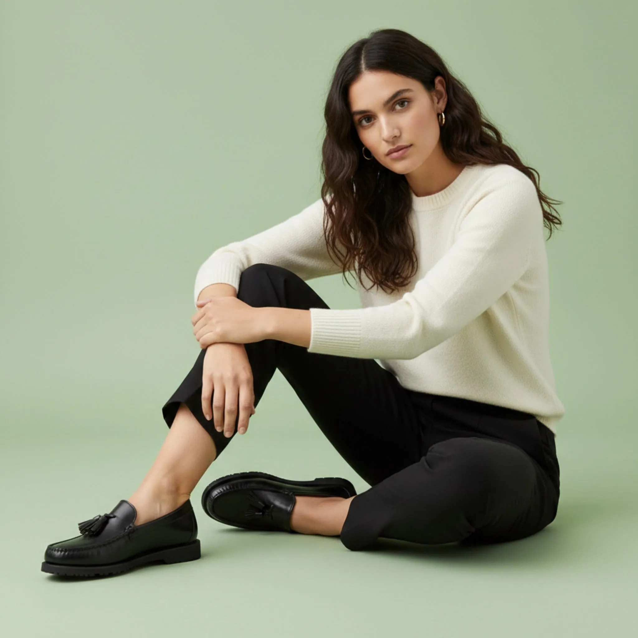 In Stock Women's Windham Tassel Slip On: Black sold by Quoddy product image thumbnail 5