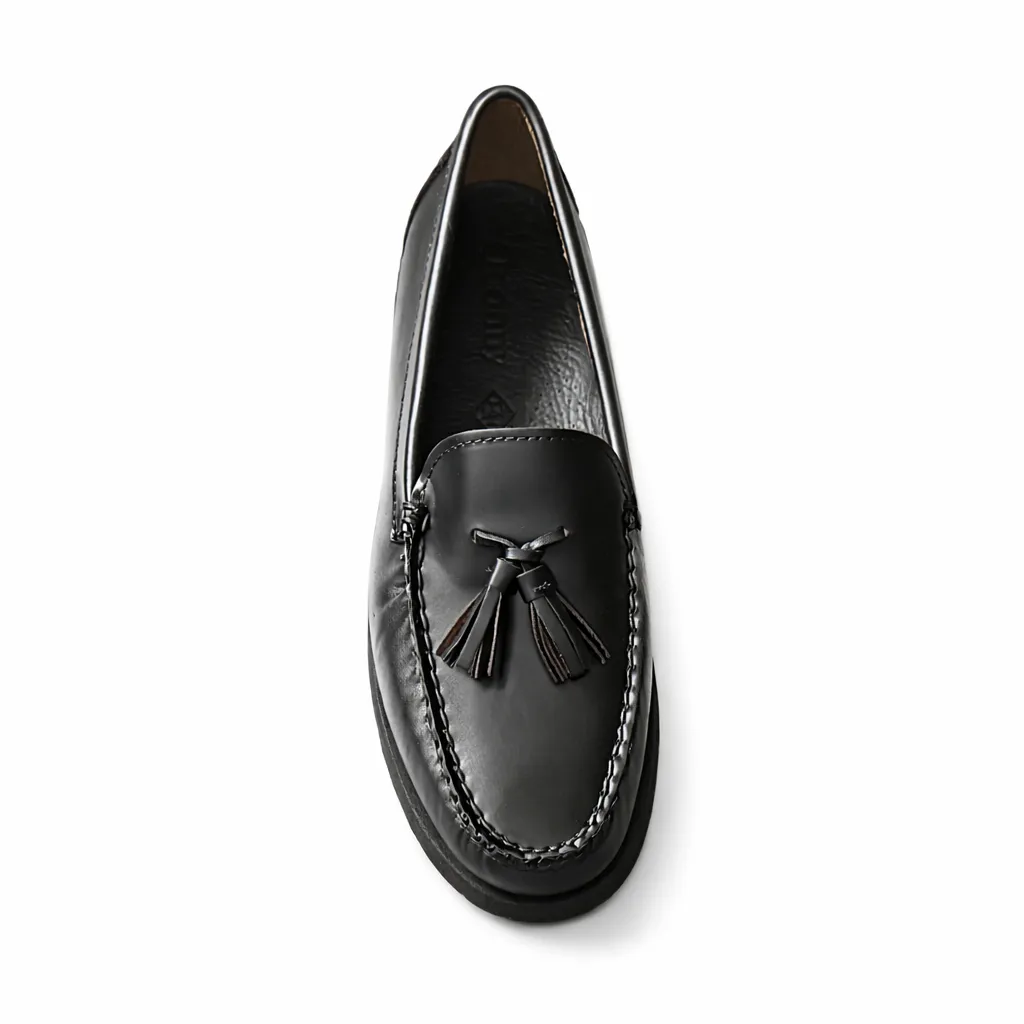 In Stock Women's Windham Tassel Slip On: Black sold by Quoddy product image thumbnail 3