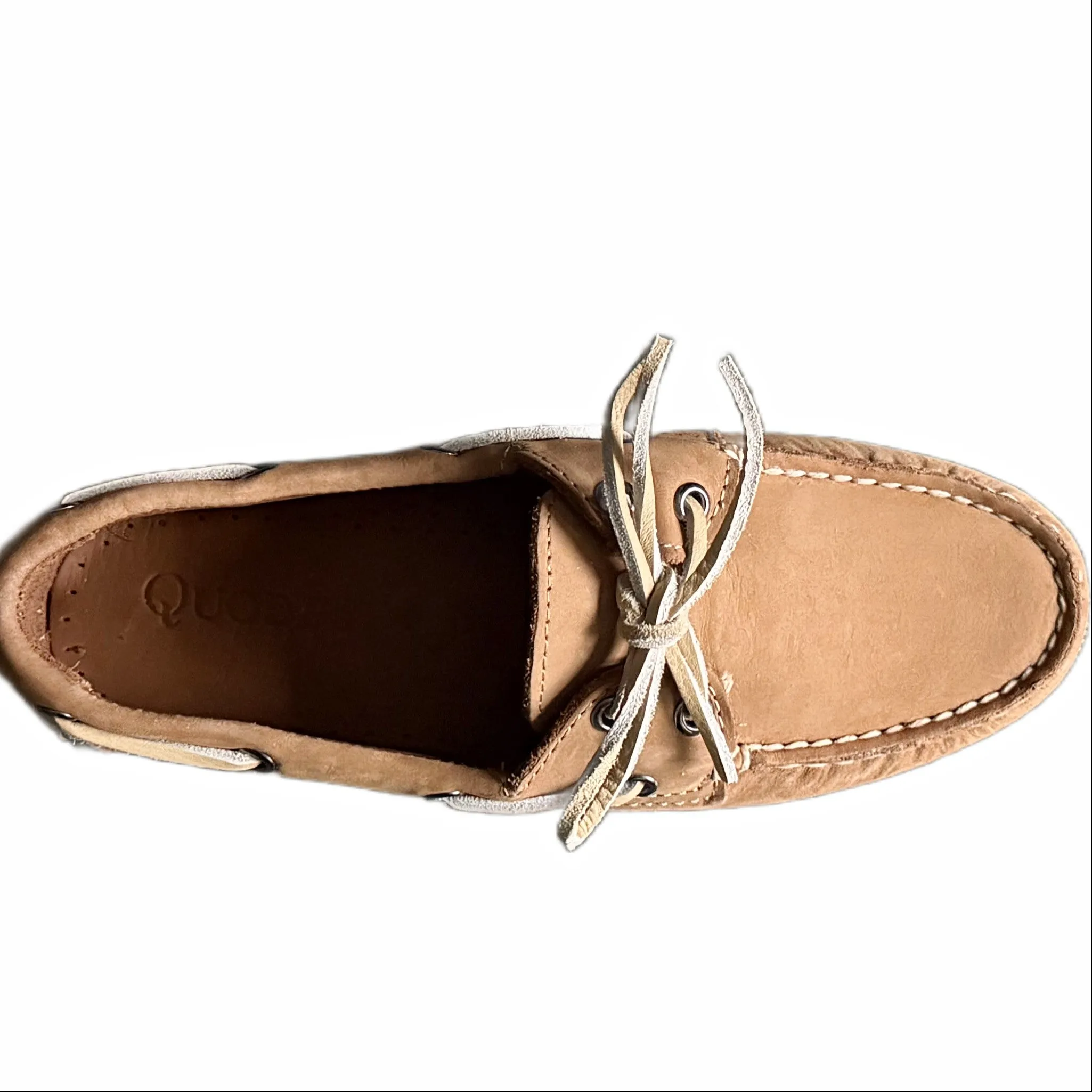In Stock Women's Calais Boat Shoe: Tan sold by Quoddy product image thumbnail 4
