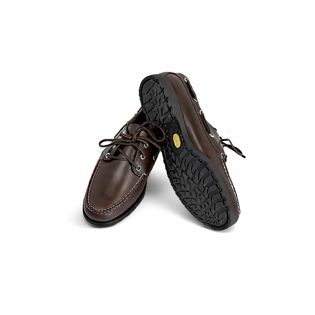 In Stock Men’s Quoddy Head Boat Shoe CL: Brown Charcoal sold by Quoddy product image thumbnail 4