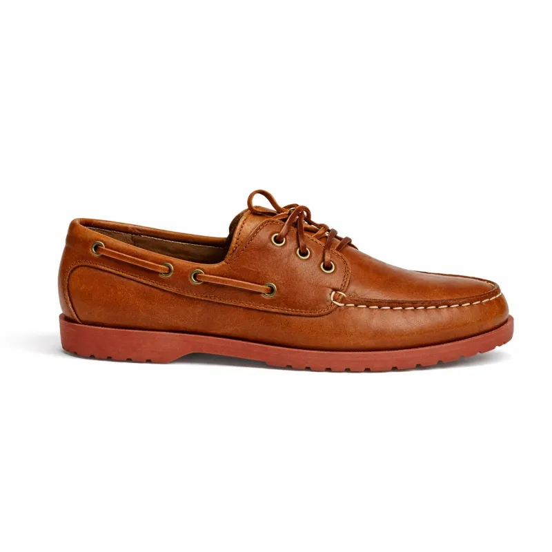 In Stock Men’s Quoddy Head Boat Shoe CL: Whiskey made by Quoddy