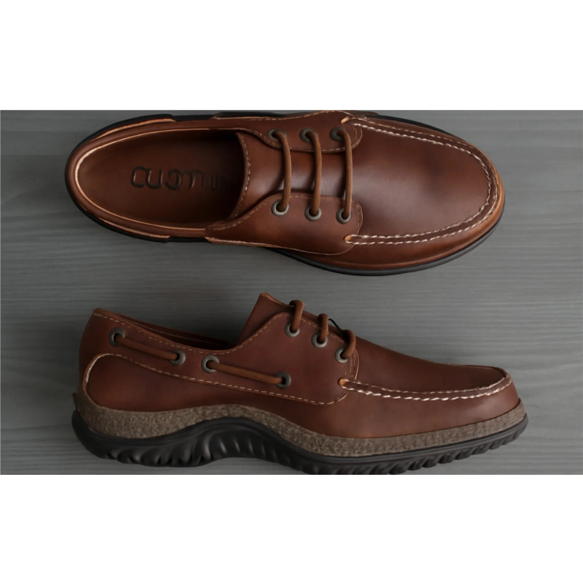 LE Men's Quoddy Head Boat Shoe: All Terrain Brown sold by Quoddy product image thumbnail 4
