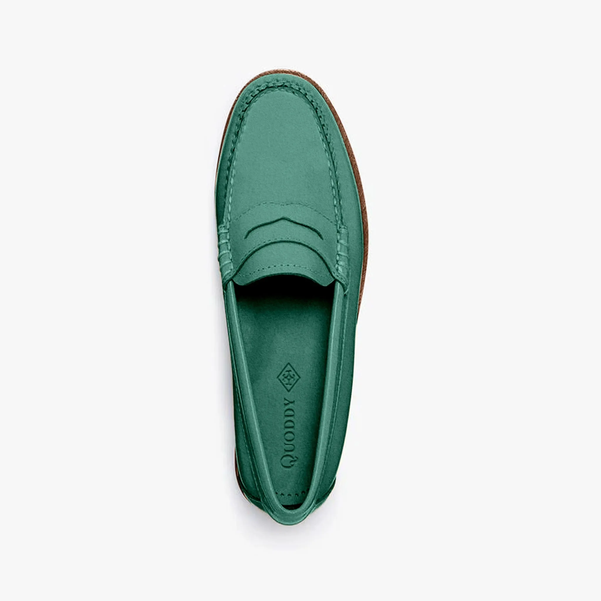 Women's Penny Nubuck LE: Green sold by Quoddy product image thumbnail 4