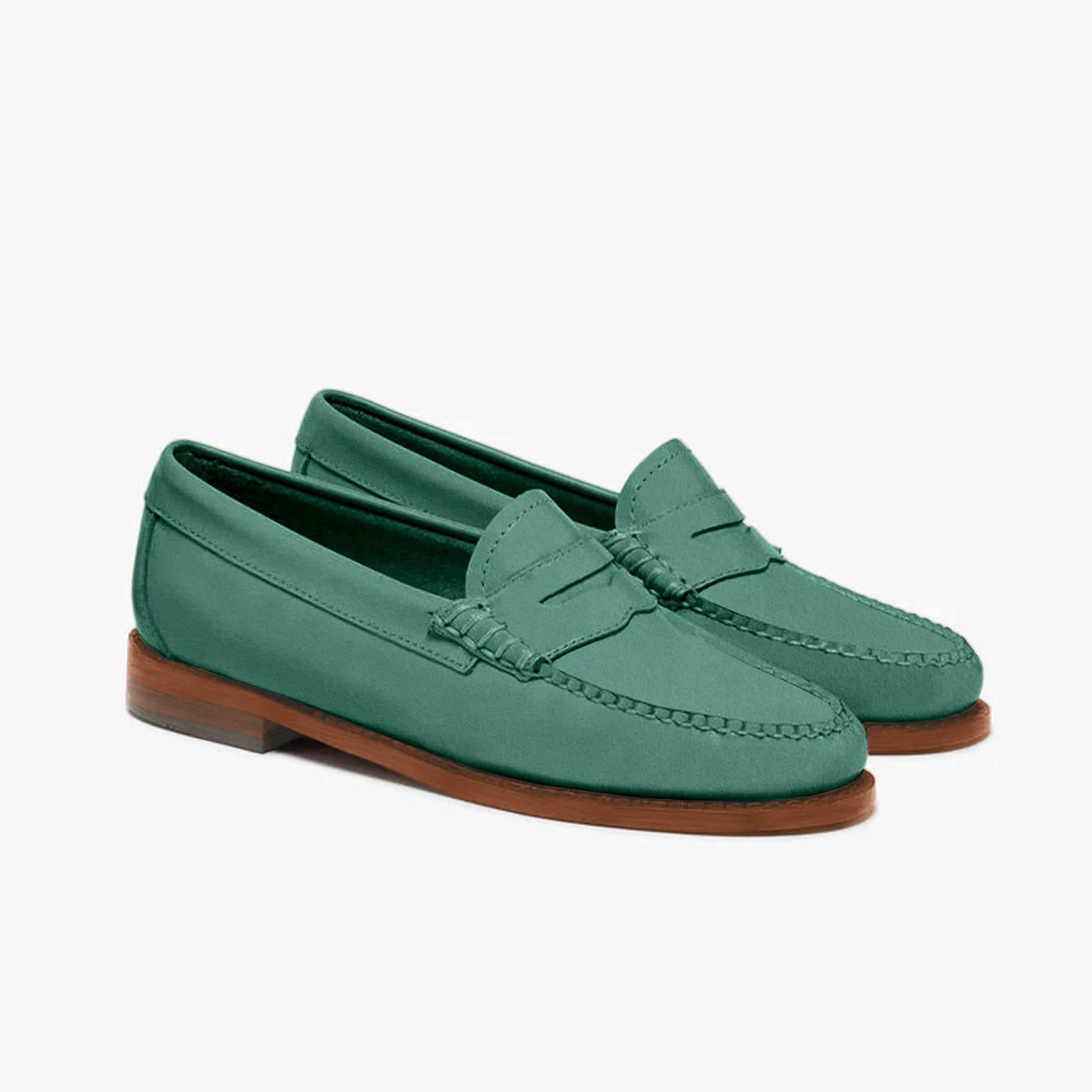 Women's Penny Nubuck LE: Green sold by Quoddy product image thumbnail 3