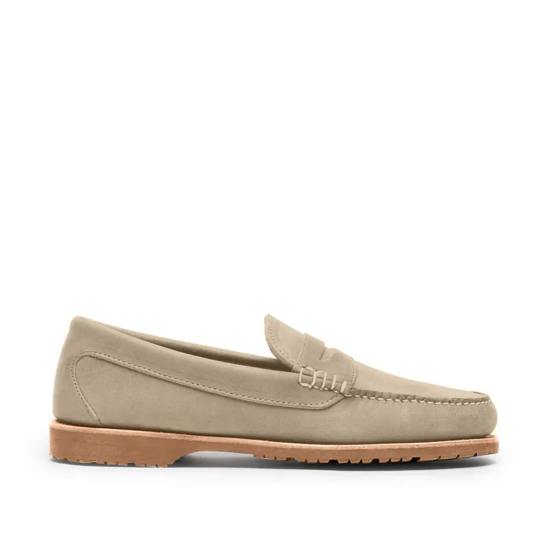 Men’s Penny Nubuck LE: Sand made by Quoddy