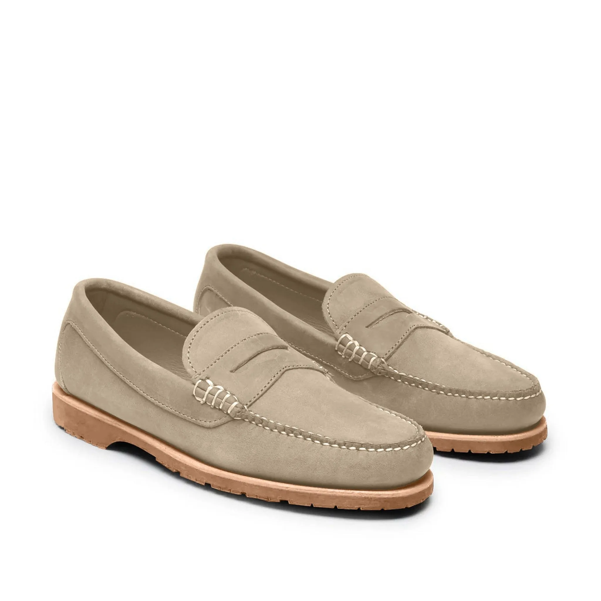 Men’s Penny Nubuck LE: Sand sold by Quoddy product image thumbnail 2