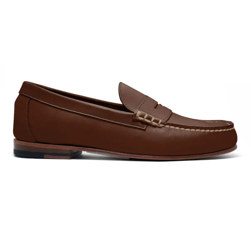 Men's Penny Loafer Classic LE: Cinnamon made by Quoddy