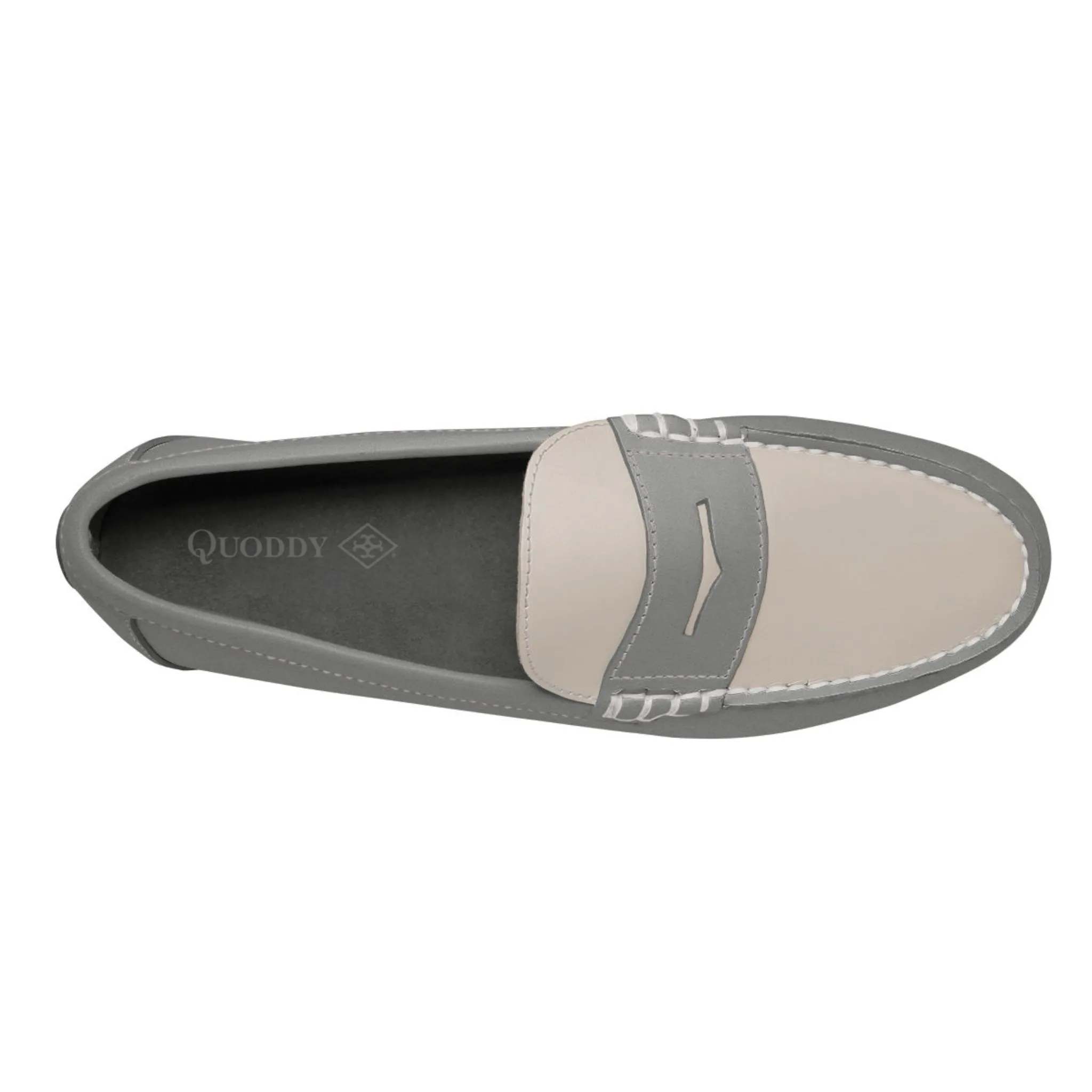 Men's Penny Loafer Classic LE: Grey/Ivory sold by Quoddy product image thumbnail 2