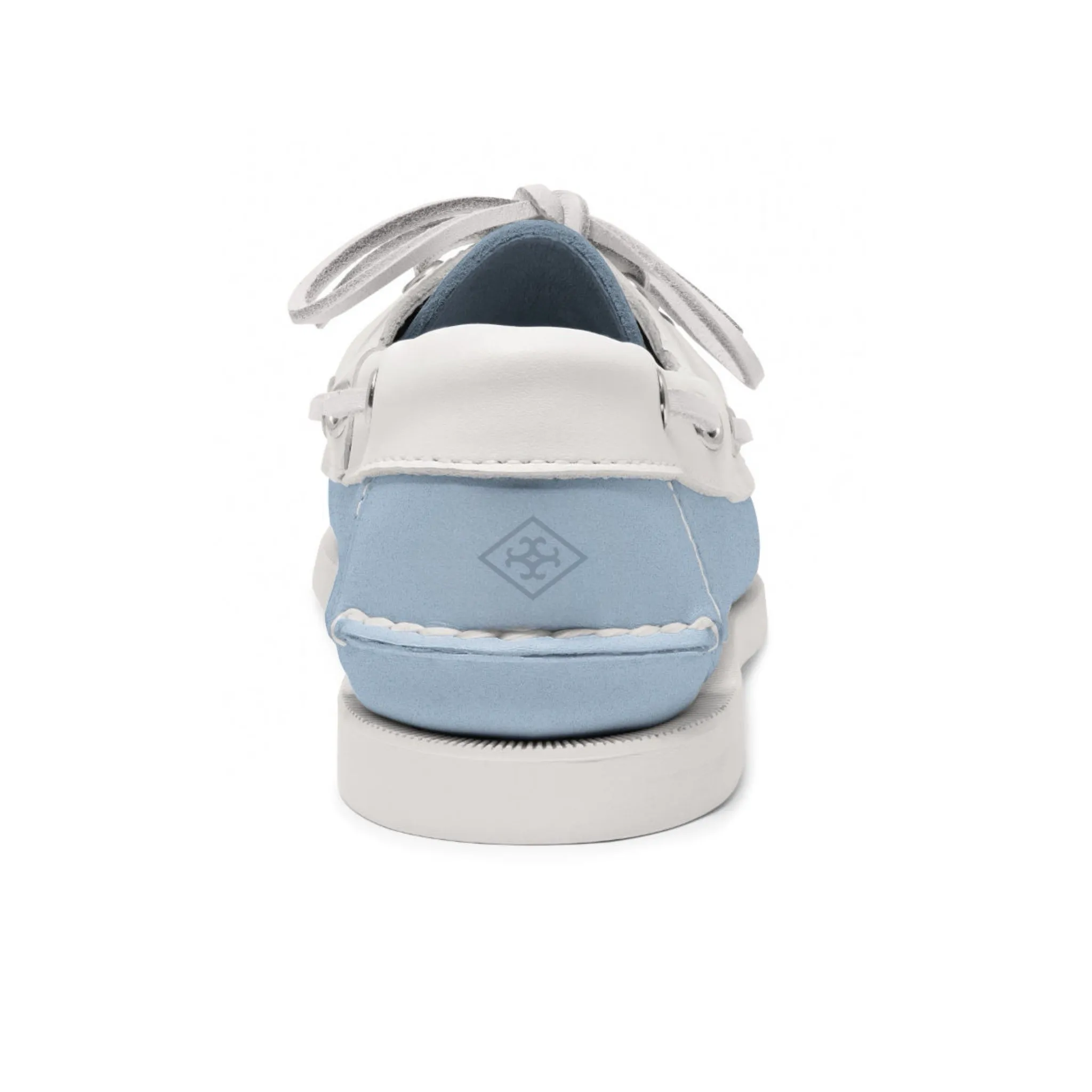 Women's 2 Eyelet LE Boat Shoe: Lt Blue/White sold by Quoddy product image thumbnail 3