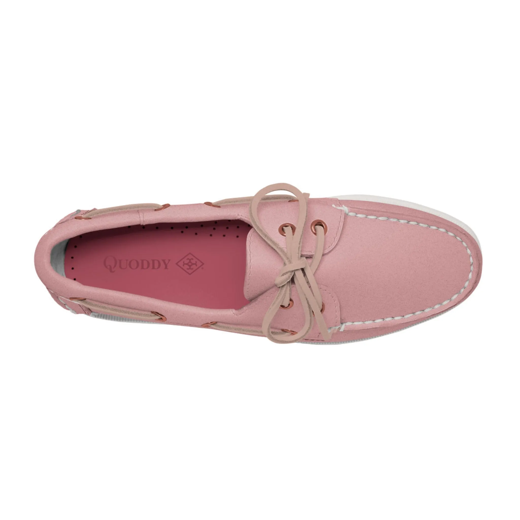 Women's 2 Eyelet LE Boat Shoe: Pink sold by Quoddy product image thumbnail 2
