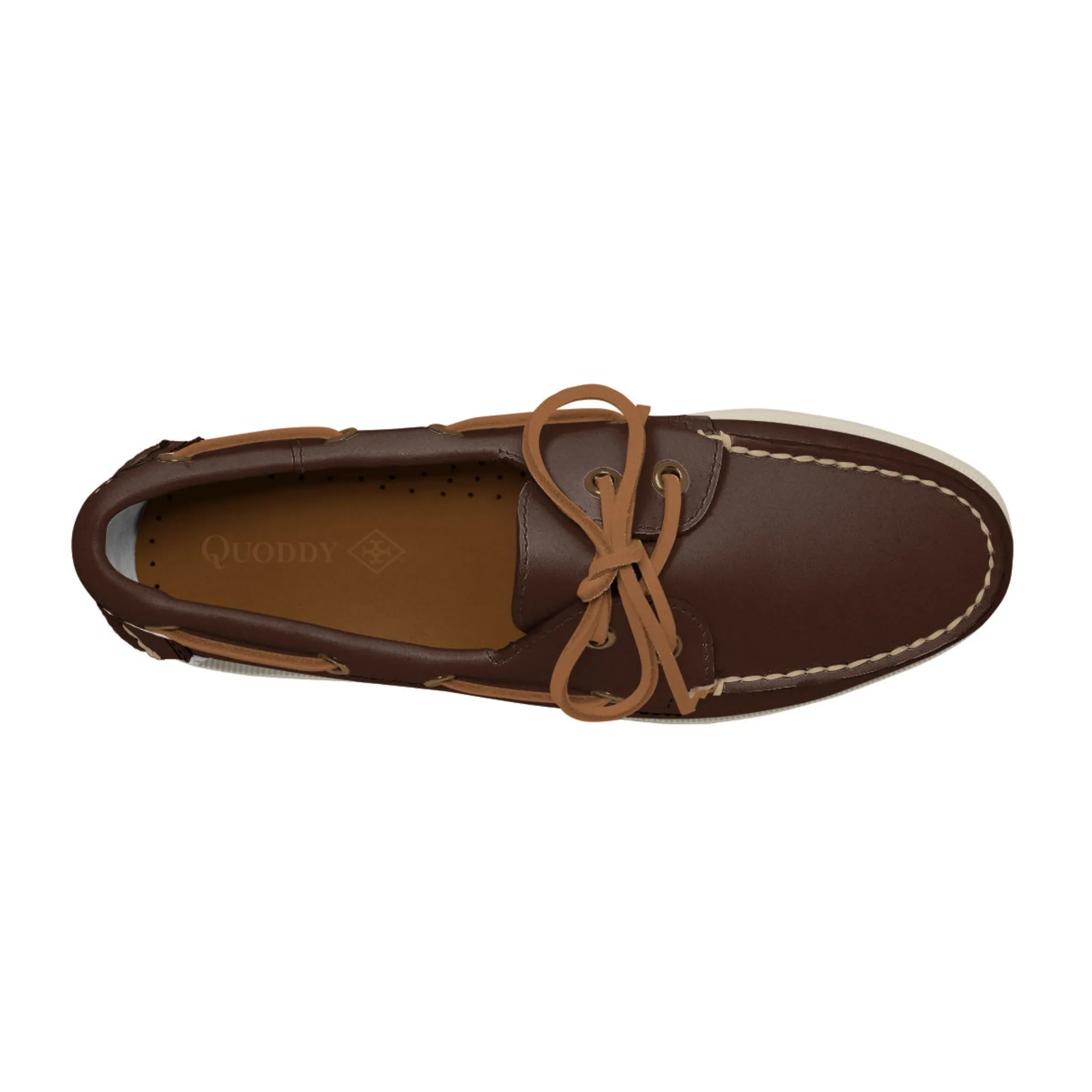 Women's 2 Eyelet LE Boat Shoe: Brown sold by Quoddy product image thumbnail 2