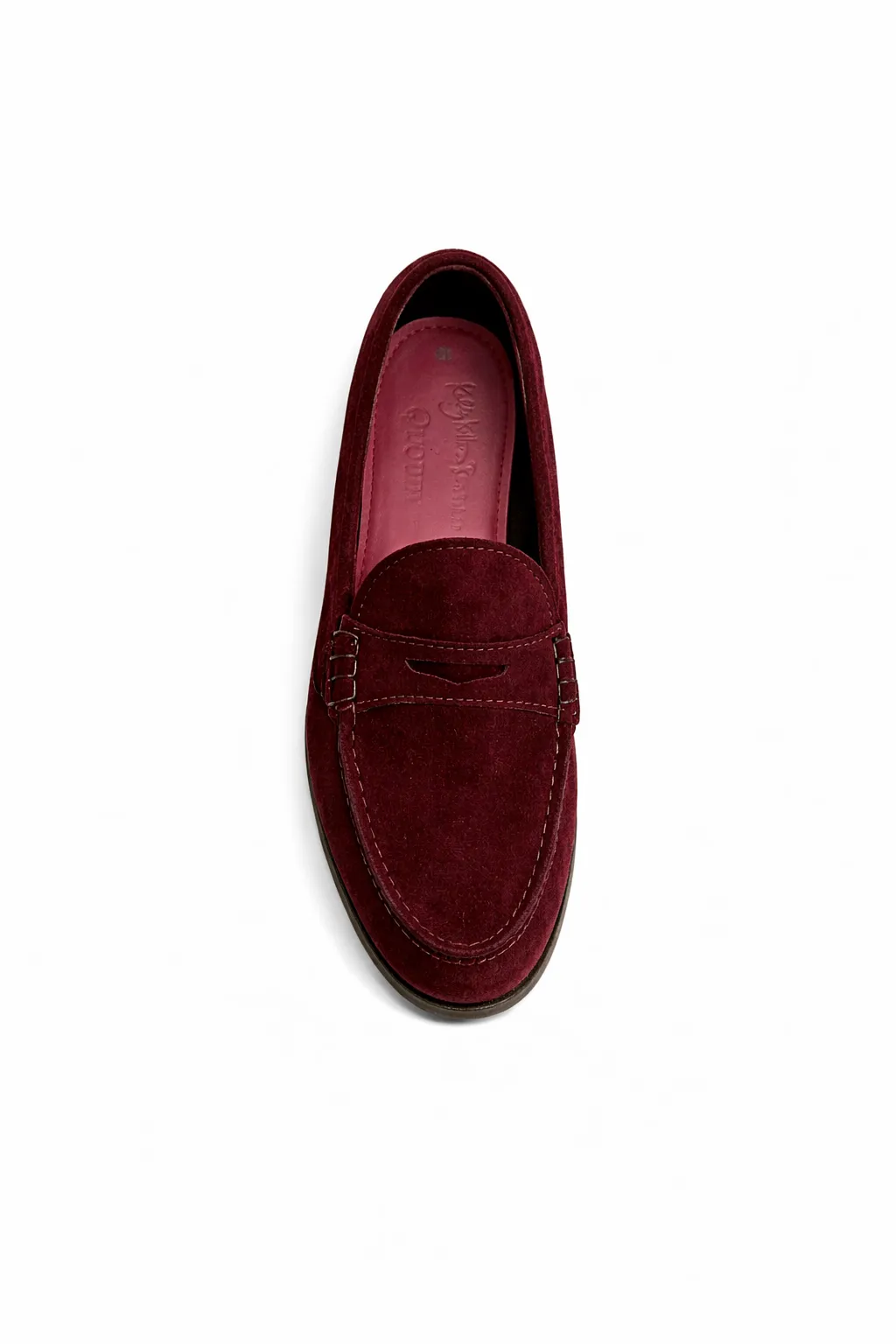 KKB Penny Loafer: Burgundy Suede sold by Quoddy product image thumbnail 3