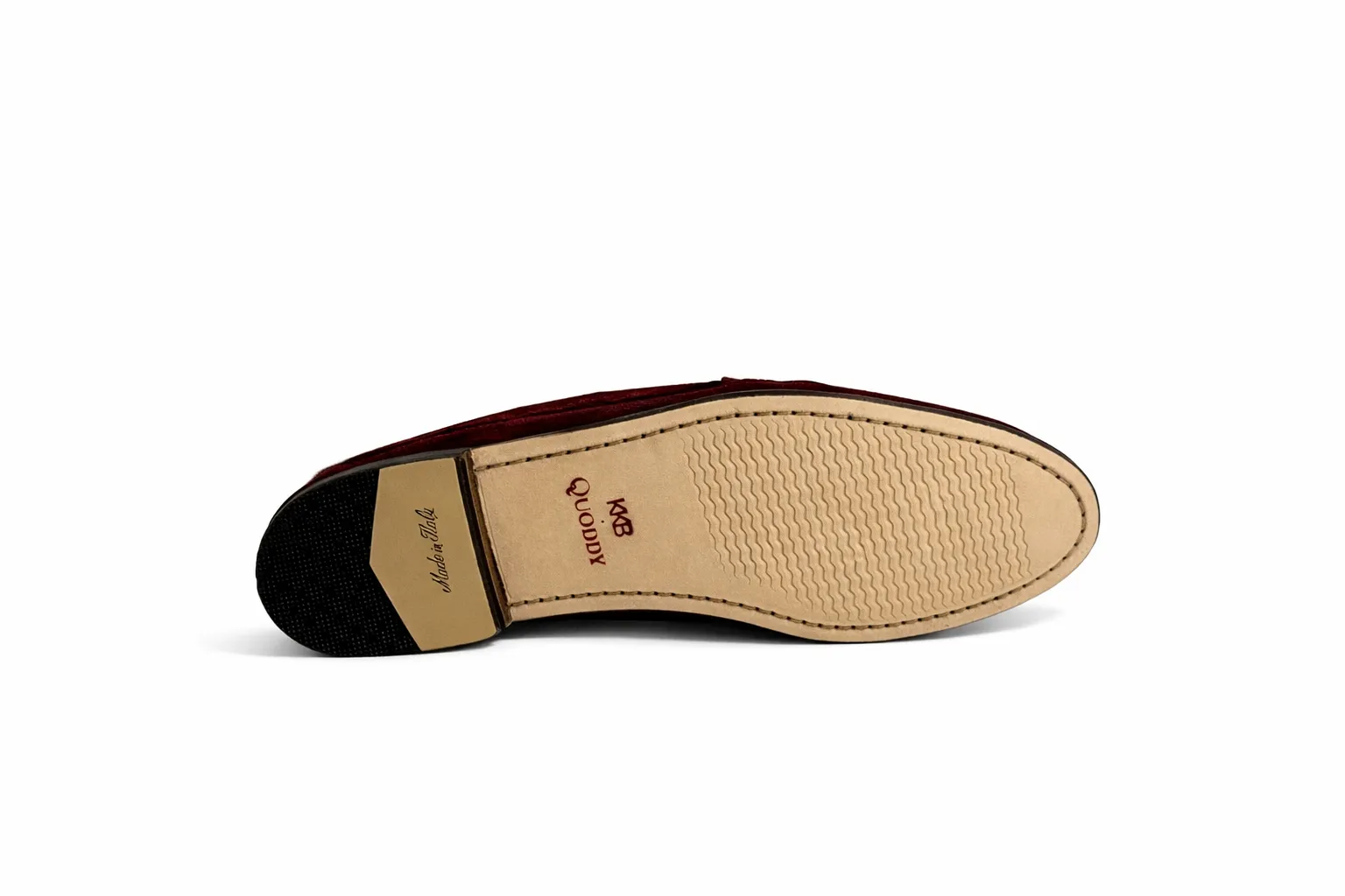 KKB Penny Loafer: Burgundy Suede sold by Quoddy product image thumbnail 2