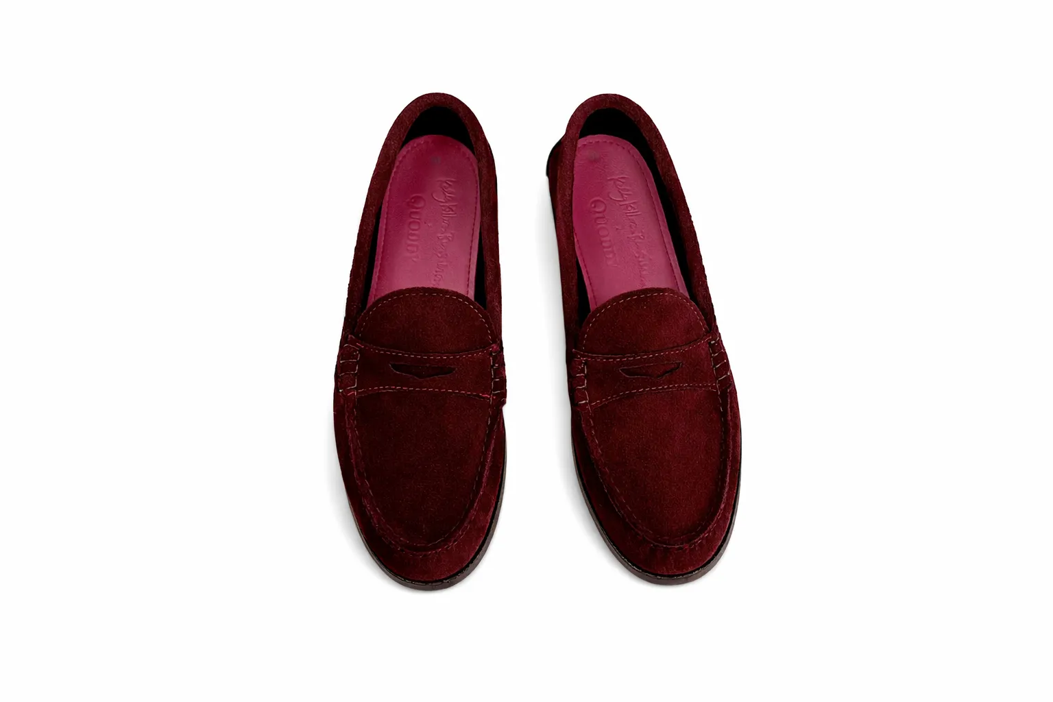 KKB Penny Loafer: Burgundy Suede sold by Quoddy product image thumbnail 5