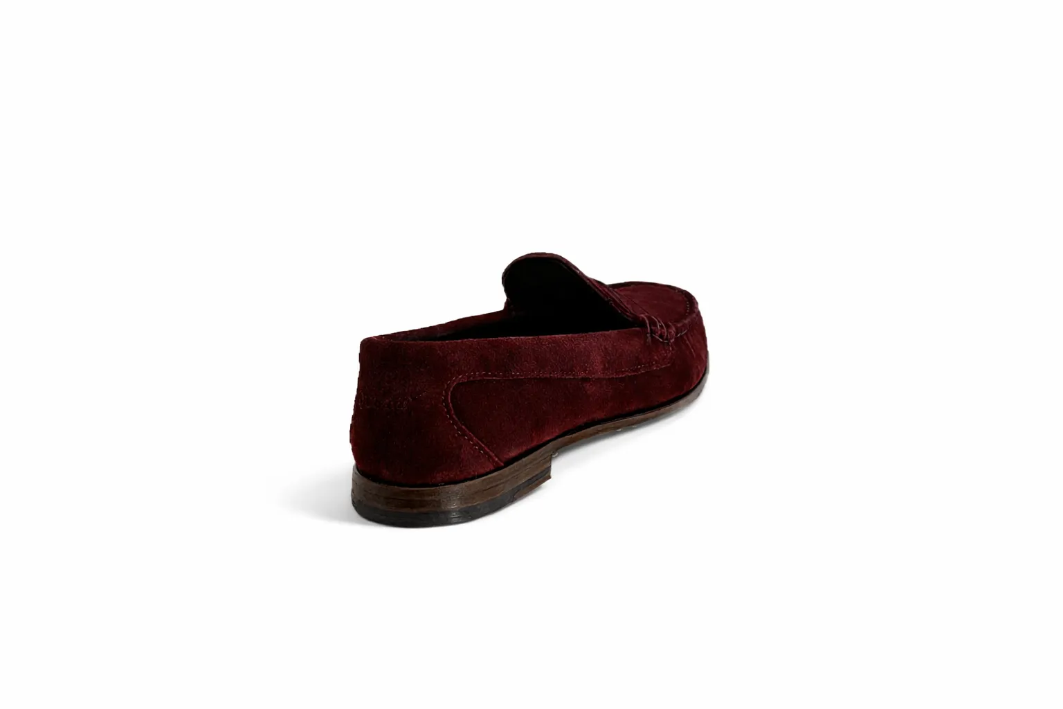 KKB Penny Loafer: Burgundy Suede sold by Quoddy product image thumbnail 4