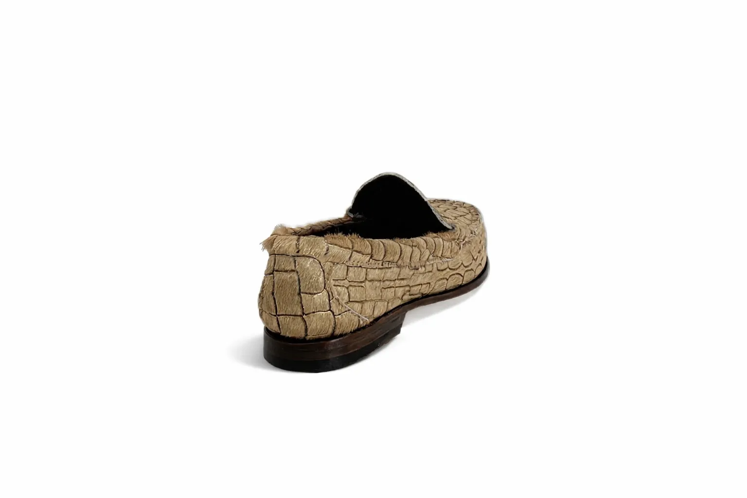 KKB Penny Loafer: Gold Hair-On Leather sold by Quoddy product image thumbnail 4