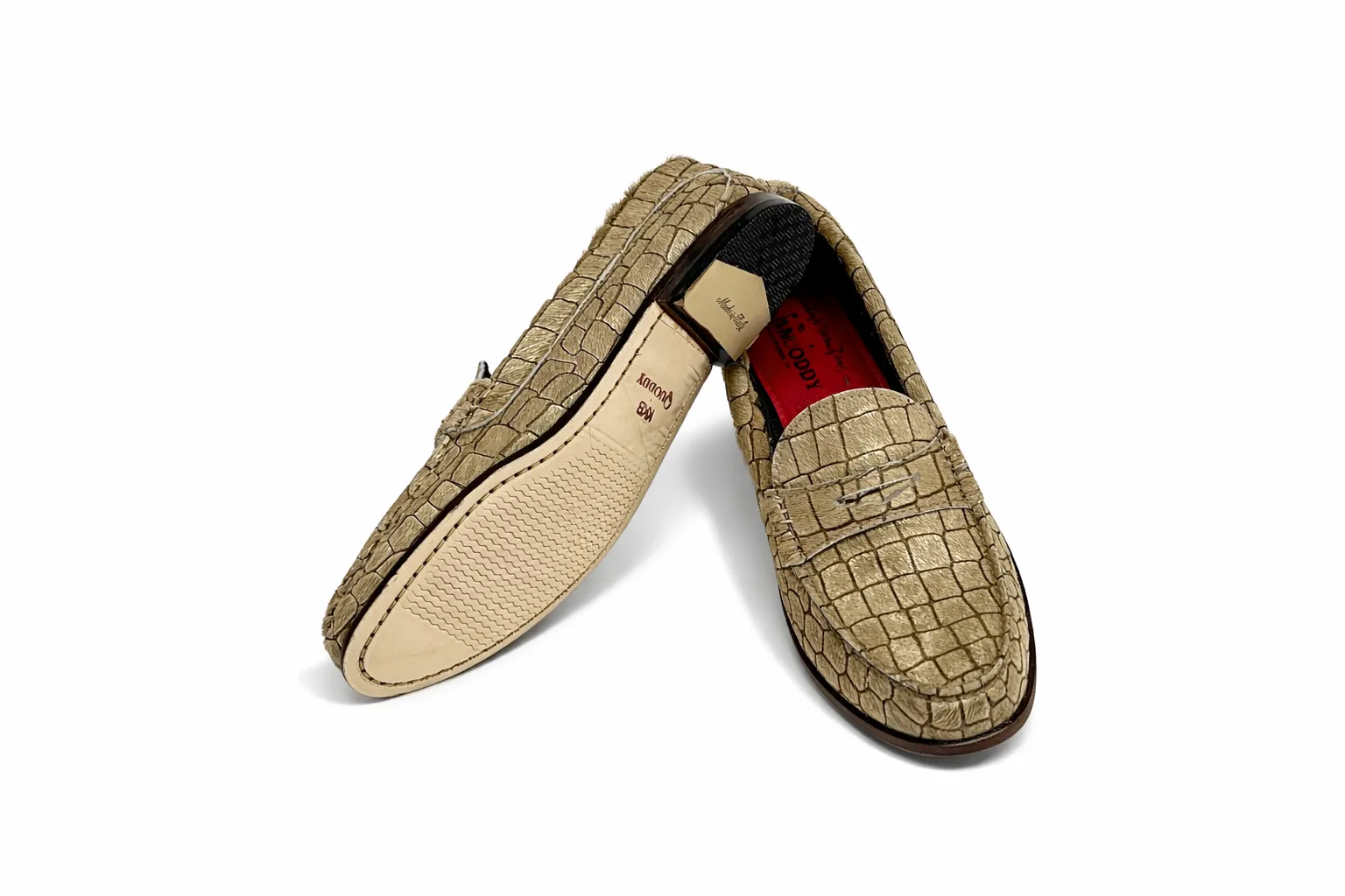 KKB Penny Loafer: Gold Hair-On Leather sold by Quoddy product image thumbnail 3