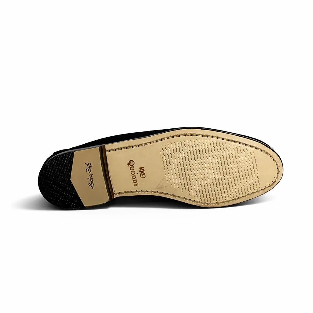 KKB Penny Loafer: Black Suede sold by Quoddy product image thumbnail 5